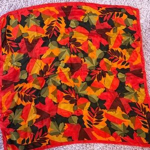 Morgan Taylor Leaf Pattern Scarf